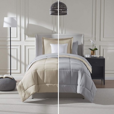 Nestl Bed in a Bag Reversible, 7 Piece Bedding Set