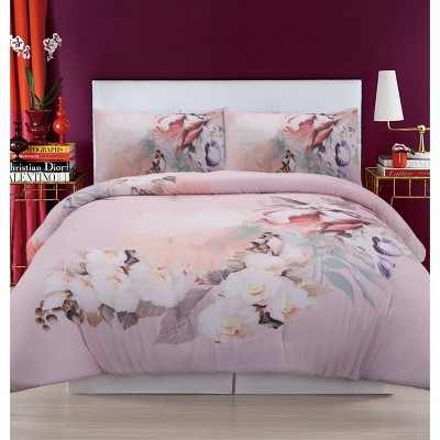 Christian Siriano Dreamy Floral Duvet Cover Set