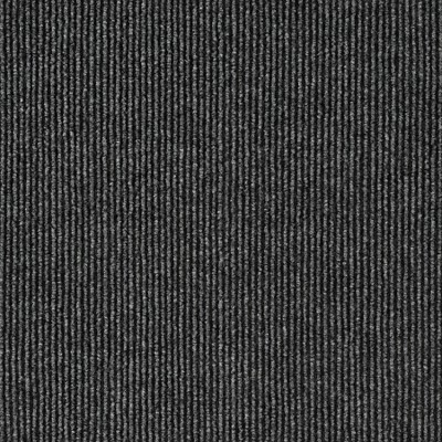 18" 10pk Wide Wale Self Stick Carpet Tile Gray - Foss Floors