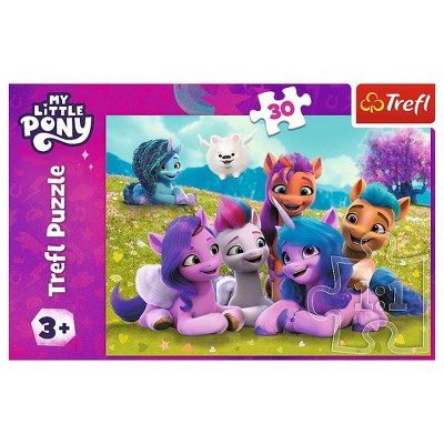 Trefl My Little Pony Friendly Ponies 30pc Puzzle: Cardboard Jigsaw for Creative Thinking & Fine Motor Skills