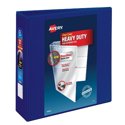 Avery 670 Sheet 3" Heavy Duty Ring Binder Blue