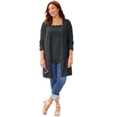 Catherines Pointelle Cardigan