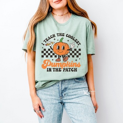 Simply Sage Market I Teach The Coolest Pumpkins In The Patch Short Sleeve Tee