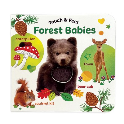 Touch & Feel Forest Babies - by  Cherri Cardinale (Board Book)