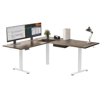XL Electric Height Adjustable Corner Standing Desk