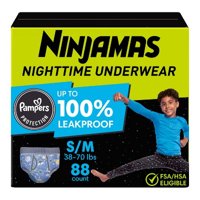 Pampers Ninjamas Nighttime Boys' Underwear - (Select Size and Count)