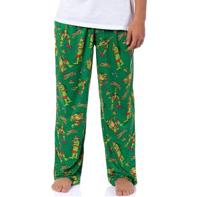 Teenage Mutant Ninja Turtles Men's Tossed Print Sleep Pajama Pants For Adults