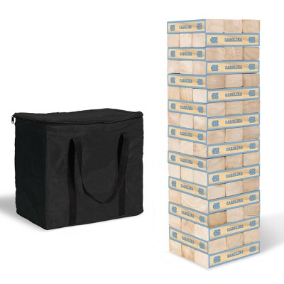 NCAA North Carolina Tar Heels Giant Wooden Tumbling Tower