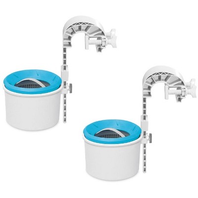 Intex Deluxe Wall Mount Surface Skimmer for Above Ground Pools (2-Pack)