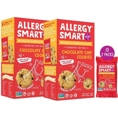 Allergy Smart Chocolate Chip Cookies - Pack of 6 - 4.95 oz