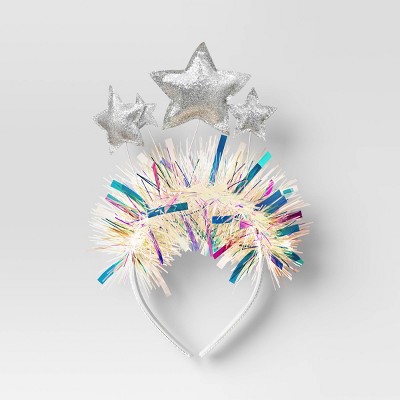 Christmas silver stars headband - Wondershop™