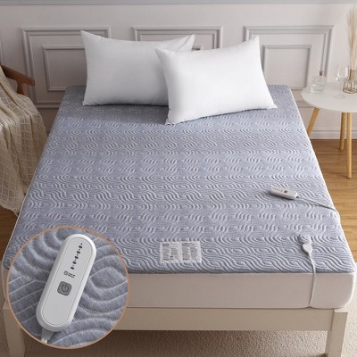Whizmax Heated Mattress Pad, 5 Heat Settings Electric Mattress Pad with 10-Hour Auto Shut-Off