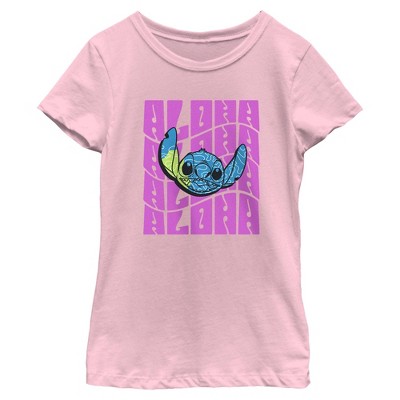 Girls Lilo & Stitch Aloha Repeat T Shirt