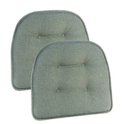 Gripper 2pc 15"x 16" Non Slip Saturn Tufted Chair Cushions