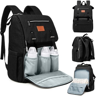 KeaBabies Explorer Diaper Bag Backpack, Large Diaper Bags for Baby Girl, Boy, Diaper Toddler Backpack with Changing Pad