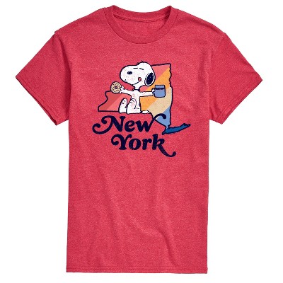 Men's - Peanuts - New York Snoopy Short Sleeve Graphic T-Shirt