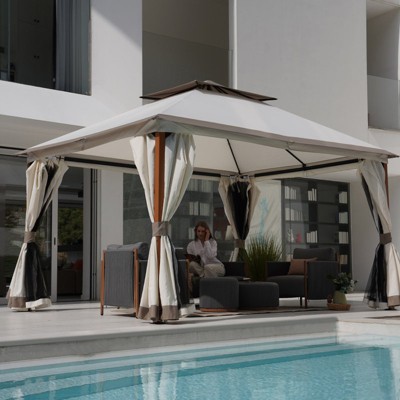 GRANDPATIO 10 Ft. W x 13 Ft. D Steel Patio Gazebo