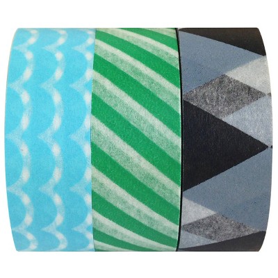 Wrapables Islet Oasis Japanese Washi Masking Tape (Set of 3)