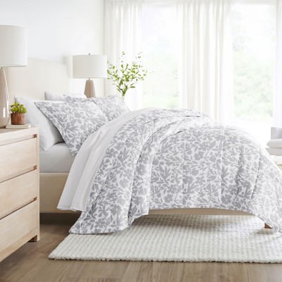 Floral Reversible Ultra Soft Comforter Sets, Down Alternative, Machine Washable - Becky Cameron