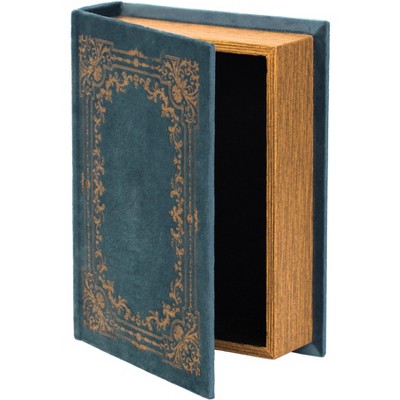 Vintiquewise Decorative Vintage Book Shaped Trinket Storage Box