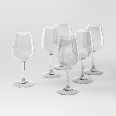 12.75oz 6pk Stemmed Hutton Wine Glass Set - Threshold™