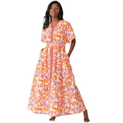 Dreams & Co. Plus Size Duster Lounger