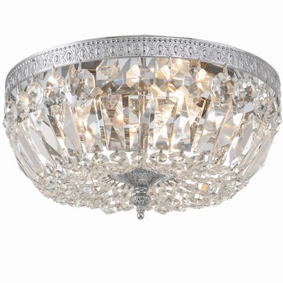 Crystorama Lighting Ceiling Mount 3 - Light Flush Mount in  Polished Chrome