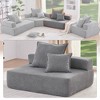48" Boucle Modular Loveseat Frame with Fully Compressed Design - 4 of 4