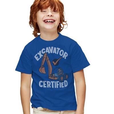 Boys' Short Sleeve Blippi Excavator Certified T-Shirt