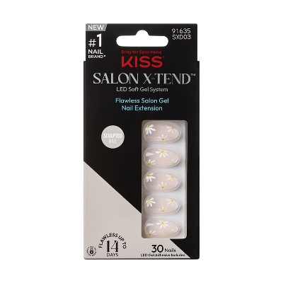 KISS Products Salon X-tend Fake Nails - Red Flags - 34ct