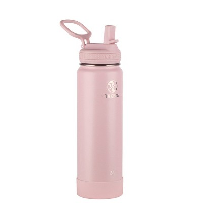 Takeya 24oz Actives Insulated Stainless Steel Water Bottle with Straw Lid