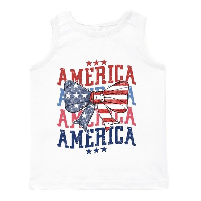 The Juniper Shop America Wave Stacked Coquette Toddler Tank