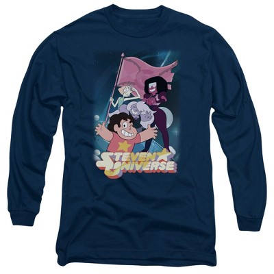 Men’s Steven Universe Crystal Gem Flag Long Sleeve T-Shirt