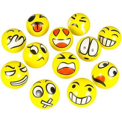 Rhode Island Novelty 3" SQUEEZE EMOTICON BALL