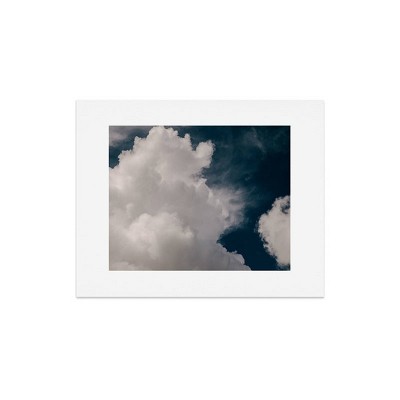 Deny Designs Hannah Kemp Puffy Clouds Art Print