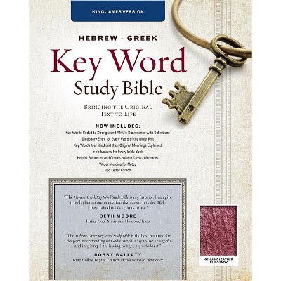 Hebrew-Greek Key Word Study Bible-KJV - (Key Word Study Bibles) by  Spiros Zodhiates & Warren Patrick Baker (Leather Bound)