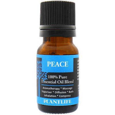 Plantlife Peace Essential Oil Blend – 100% Pure & Therapeutic Grade – Natural, Undiluted & Calming – No Additives or Fillers – 10ml Aromatherapy