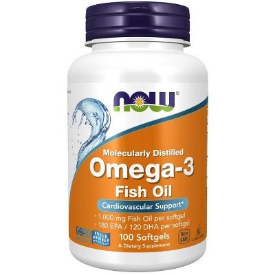 Omega-3 by Now Foods  -  100 Softgel