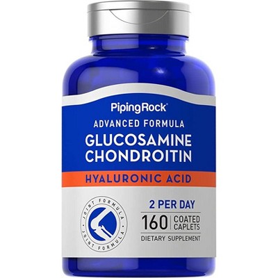 Piping Rock Glucosamine Chondroitin | with Hyaluronic Acid | 160 Caplets