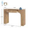 Long Console Table with Drawer, Wooden Rectangular Sofa Table Behind The Couch - 2 of 4