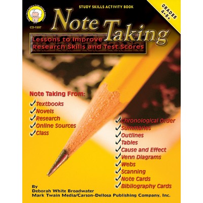 Note Taking, Grades 4 - 8 - by  Deborah White Broadwater (Paperback)