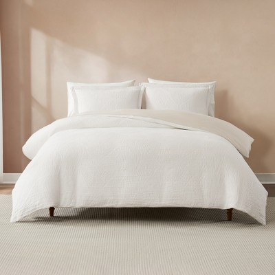 Capstone Whisper 3PC Duvet Set - Cream