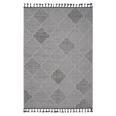 Grungis Washable Foldable Runner Rug,Trellis Indoor Carpet with Stain Resistant Design,Kid&Pet Friendly Rugs for Living Room