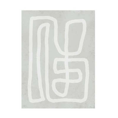 Trademark Fine Art - Line and Brush Continual Thought Line 5 Canvas Art