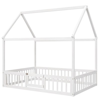 LOVMOR Montessori Floor Bed Metal or Wood for Kids