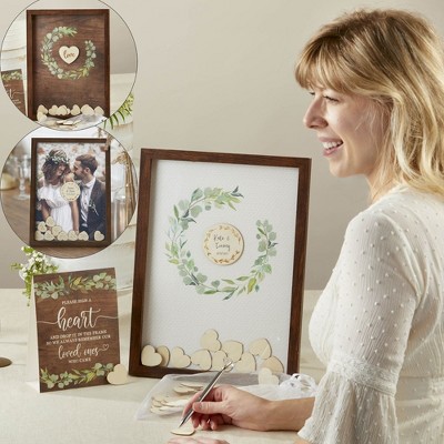 Kate Aspen Wedding Guest Book Alternative - Rustic Garden | 22129NA
