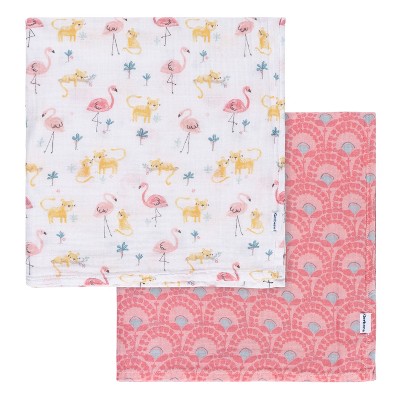 Gerber Baby Muslin Blankets, 2-Pack