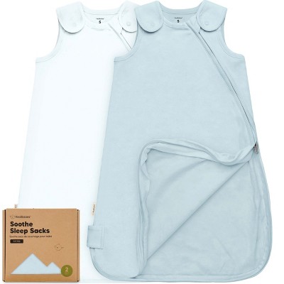 KeaBabies 2-Pack Sleep Sacks for Babies, Soothe Sleeping Sack Wearable Blanket, Infant, Toddler, Newborn Swaddle Sack