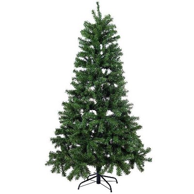 Perfect Holiday 7 ft PVC Christmas Tree Evergreen