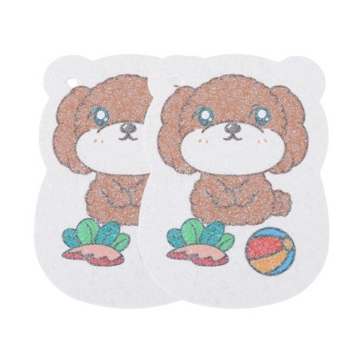 Unique Bargains Convenient Kitchen Sponge White 2 Pcs
